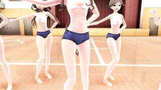 【MMD】I love Kiss Me at the gym【R-18】