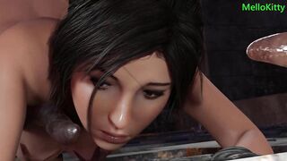 Lara Croft Loves to Fuck Longest Dildo Machine - DP