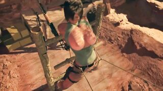 Hentai 3D uncensored Lara Croft X Sheva alomar Africa detour