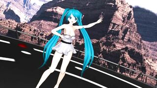 【MMD】No Life Queen [HC type Miku dress]【R-18】