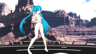 【MMD】No Life Queen [HC type Miku dress]【R-18】