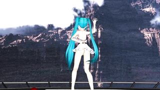 【MMD】No Life Queen [HC type Miku dress]【R-18】