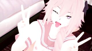 mmd r18 Trap / Otokonoko Astolfo's Side Job 3d hentai futa NSFW