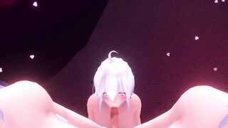 mmd r18 In a dream to Haku-san ear licking off 3d hentai nsfw ntr fap hero