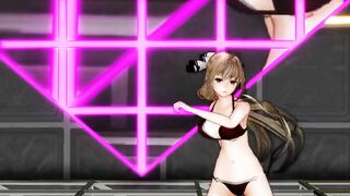 【MMD】Swimsuit Yui Takashi & Sento Isuzu - LUVORATOR RRRRY!【R-18】