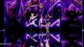 [MMD] Stellar - Marionette Kpop Striptease Dance Ahri Akali Kaisa Evelynn Seraphine KDA Popstar