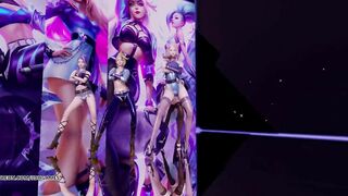 [MMD] Everglow - Dun Dun Striptease Ahri Akali Kaisa Evelynn Seraphine KDA All Out 4K 60FPS