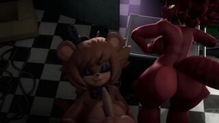 Freddy and foxy having some fun.