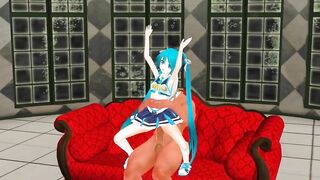 【SEX-MMD】Miku is a kitten【R-18】