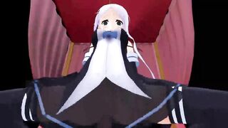 【SEX-MMD】Umikaze Cowgirl【No sound】【R-18】