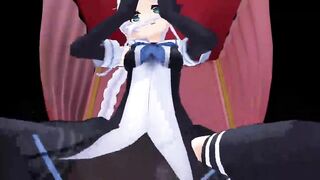 【SEX-MMD】Umikaze Cowgirl【No sound】【R-18】