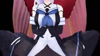 【SEX-MMD】Umikaze Cowgirl【No sound】【R-18】