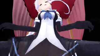 【SEX-MMD】Umikaze Cowgirl【No sound】【R-18】