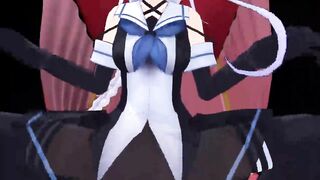 【SEX-MMD】Umikaze Cowgirl【No sound】【R-18】