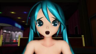 【SEX-MMD】Crime type Miku PDA - Couch Cowgirl【R-18】