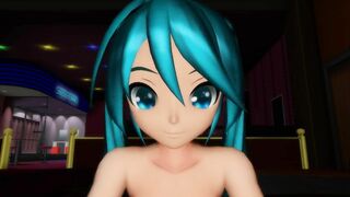 【SEX-MMD】Crime type Miku PDA - Couch Cowgirl【R-18】