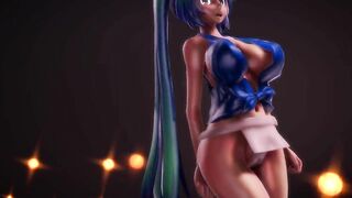 mmd r18 Festival costume Miku san to Tougen Renka ray 3d hentai