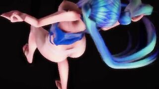 mmd r18 Festival costume Miku san to Tougen Renka ray 3d hentai