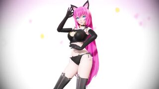 【MMD】(Back) Cat Luka Girls【R-18】