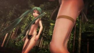 mmd r18 Tribe Api Miku Tribe Serious SHAKE iT OFF 3d hentai