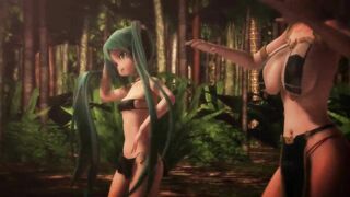 mmd r18 Tribe Api Miku Tribe Serious SHAKE iT OFF 3d hentai