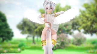【MMD R-18 SEX DANCE】HAKU HOT-ANGEL HOT SWEET ASS DANCING INTENSE PLEASURE [BY] Orion DobleDosis