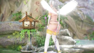 【MMD R-18 SEX DANCE】HAKU HOT ANGEL SEXY PERFECT ASS KIMIIRO NI SOMARU PERFECT [BY] Orion DobleDosis