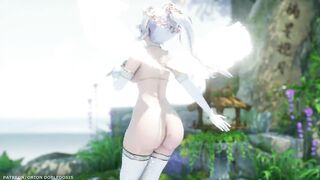 【MMD R-18 SEX DANCE】HAKU HOT ANGEL PERFECT DELICIOUS ASS OUT OF GRAVITY DANCE [BY] Orion DobleDosis