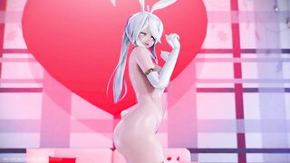 【MMD R-18 SEX DANCE】HAKU BUNNY HOT DANCE TASTY HOT ASS DANCING SHAKE IT [BY] Orion DobleDosis