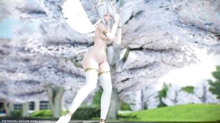 【MMD R-18 SEX DANCE】HAKU SEXY ANGEL PERFECT TASTY BUTTOCKS DEEP BLUE TOWN [BY] Orion DobleDosis