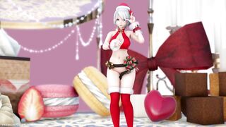 【MMD R-18 SEX DANCE】HAKU HOT CHRISTMAS PERFECT ASS DANCE SUKI! YUKI! MAJI MAGICBY] Orion DobleDosis