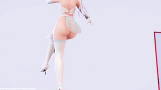 【MMD R-18 SEX DANCE】HAKU HOT CHINA PRINCESS PERFECT TASTY ASS TOUGEN RENKA [BY] Orion DobleDosis