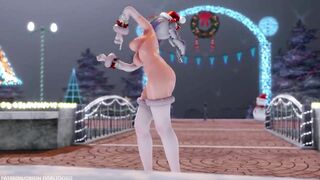 【MMD R-18 SEX DANCE】HAKU HOT CHRISTMAS HOT TASTY ASS DANCE MARINE DREAMIN [BY] Orion DobleDosis