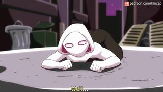 Spider Gwen ghost spider x Venon hard fuck