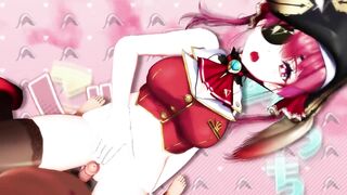 0459 -【R-18 MMD】POV: you are playing VR with Hololive waifu