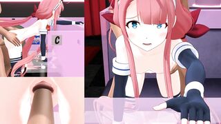 【MMD】Efu-chan - Pink Lounge Sex【R-18】