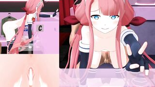 【MMD】Efu-chan - Pink Lounge Sex【R-18】