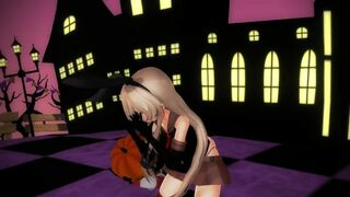 【MMD】Happy Halloween-like island style【R-18】