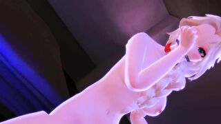 【MMD】(Gag in mouth) Body to Body - Elsa【R-18】