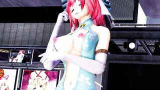 【MMD】Yuyuko - Gokuraku Jodo【R-18】