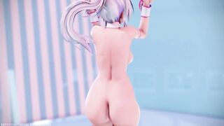 【MMD R-18 SEX DANCE】HAKU HOT NURSE DELICIOUS TASTY ASS DANCE DREAM OF YOU [BY] Orion DobleDosis