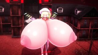 Imbapovi - Flandre Scarlett Giantess Breasts Inflation