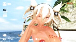 【MMD】KanColle Yamato & Musashi - Kiss me【R-18】