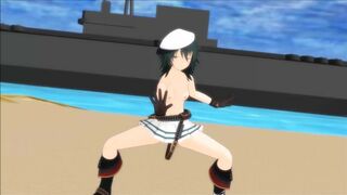 【MMD】KanColle Dark Sea Adventure - Kiso Kaiji【R-18】