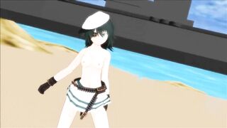 【MMD】KanColle Dark Sea Adventure - Kiso Kaiji【R-18】