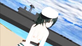 【MMD】KanColle Dark Sea Adventure - Kiso Kaiji【R-18】