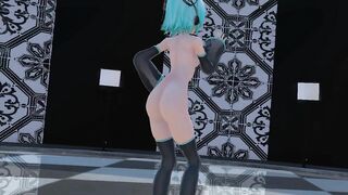 【MMD】Short-haired Miku-san - Lamb【R-18】