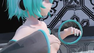 【MMD】Short-haired Miku-san - Lamb【R-18】