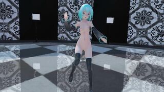 【MMD】Short-haired Miku-san - Lamb【R-18】