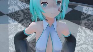 【MMD】Short-haired Miku-san - Lamb【R-18】